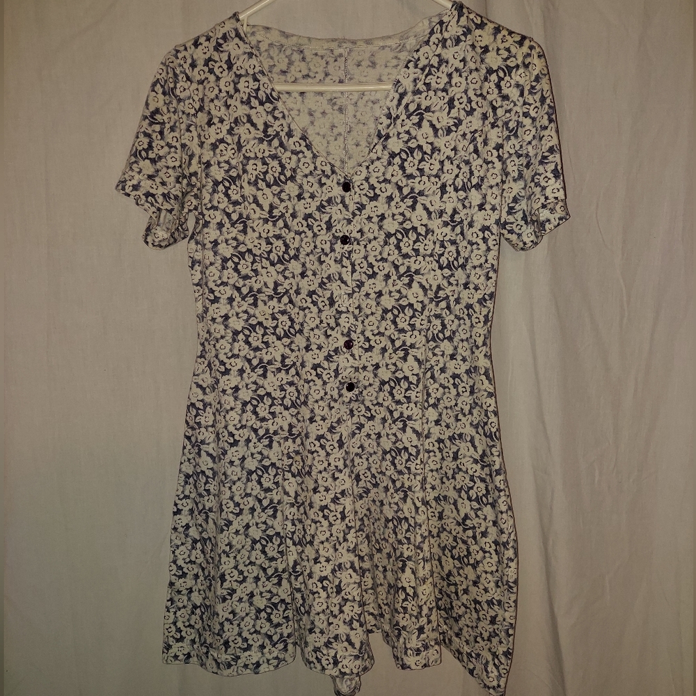 Girls one piece button up skorts
